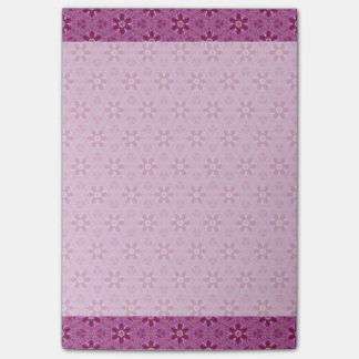 Post-it® Bloc-notes collant de kaléidoscopes pourpres