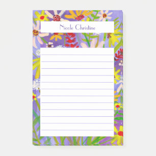Post-it® Bloc-notes Daisy Fleur sauvage Bouquet CUSTOM Wate