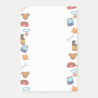 Post-it® Bloc-notes de conception de bureau Vet