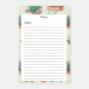 Post-it® Bloc-notes de jardin Succulent 🌵 📝 notes de 💚 p
