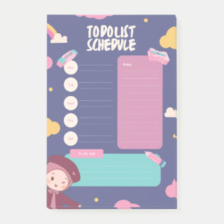 Post-it® Bloc-notes de liste de choses à faire