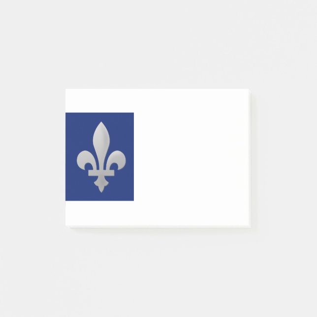 Post-it® Bloc-notes de motif de Fleur de lys Floral petit (Devant)