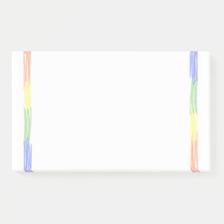 Post-it® Bloc-notes de nom personnalisé Rainbow