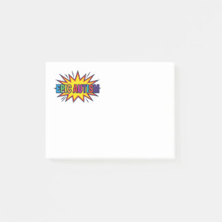 Post-it® Bloc-notes éclatant Epic Autism