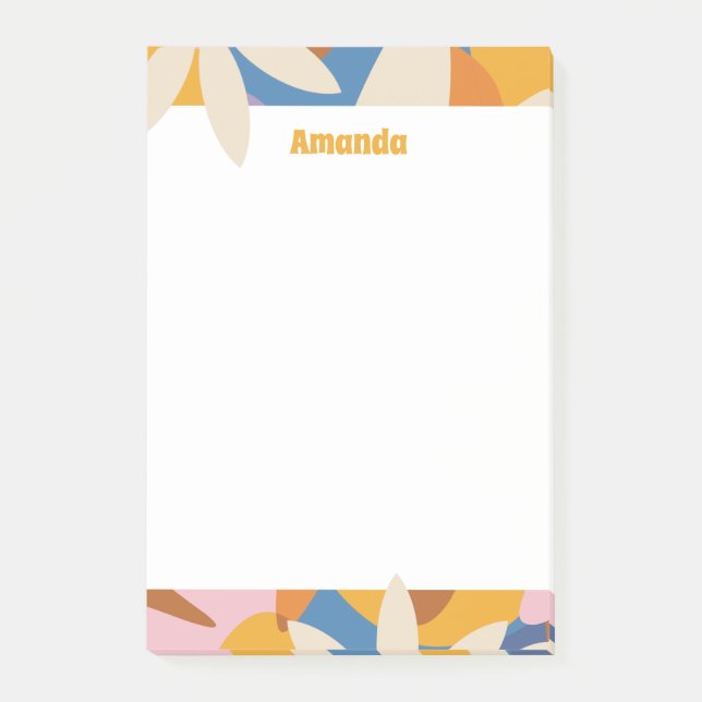 Post-it® Bloc-notes Flower Power (Devant)