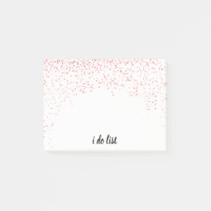 Post-it® Bloc-notes - i do liste Confetti Rose