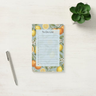 Post-it® Bloc-notes mémorandum botanique aquarelle de liste