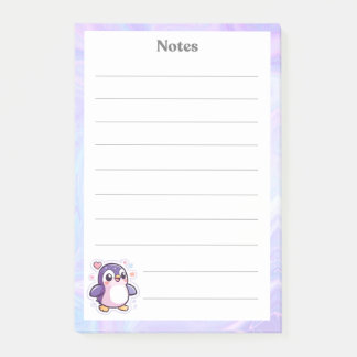 Post-it® Bloc-notes mignon en pingouin mou