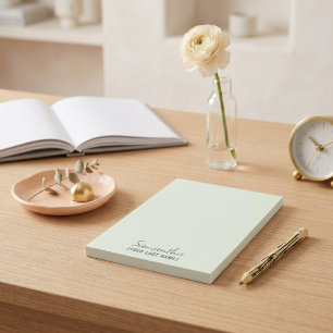 Post-it® Bloc-notes minimaliste féminin   Sauge poussiéreus