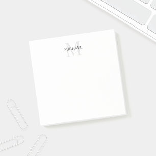 Post-it® Bloc-notes monographique et nom personnalisé