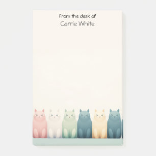 Post-it® Bloc-notes personnalisé avec chats