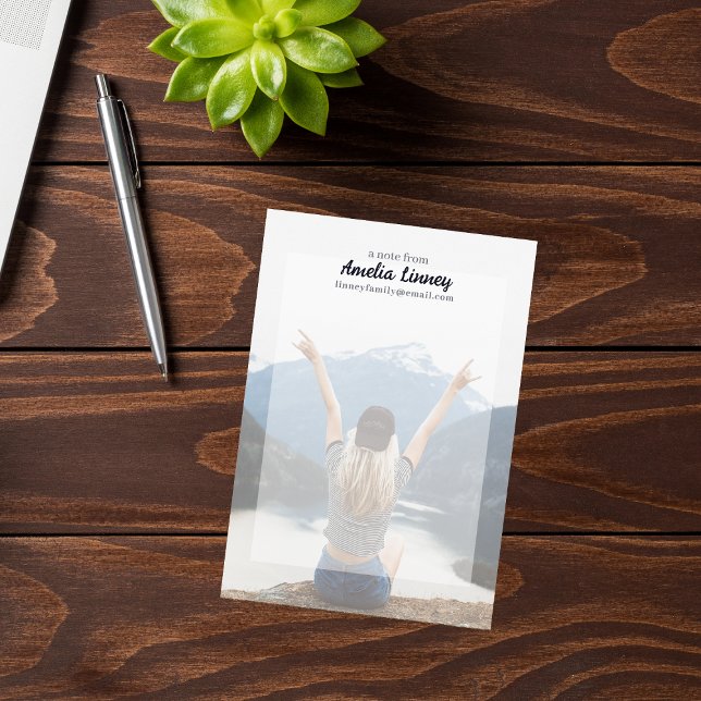 Post-it® Bloc-notes personnalisé photo de voyage (Créateur téléchargé)