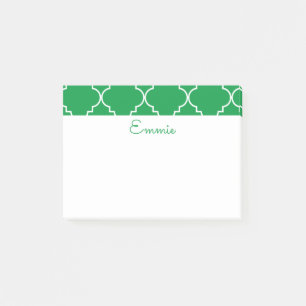 Post-it® Bloc-notes personnalisé post-it chic Quatrefoil