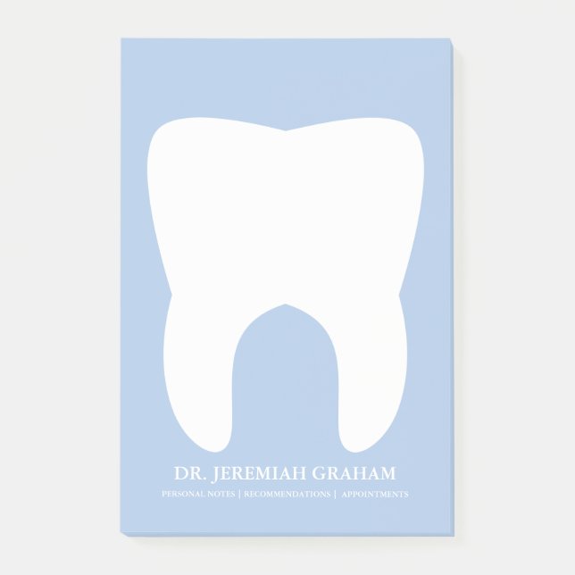 Post-it® Bloc - notes personnel de bureau de dentiste (Devant)
