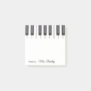 Post-it® Bloc-notes Piano Keys, de Piano Teacher