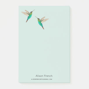 Post-it® Bloc-notes pour colibris à gorge fermée