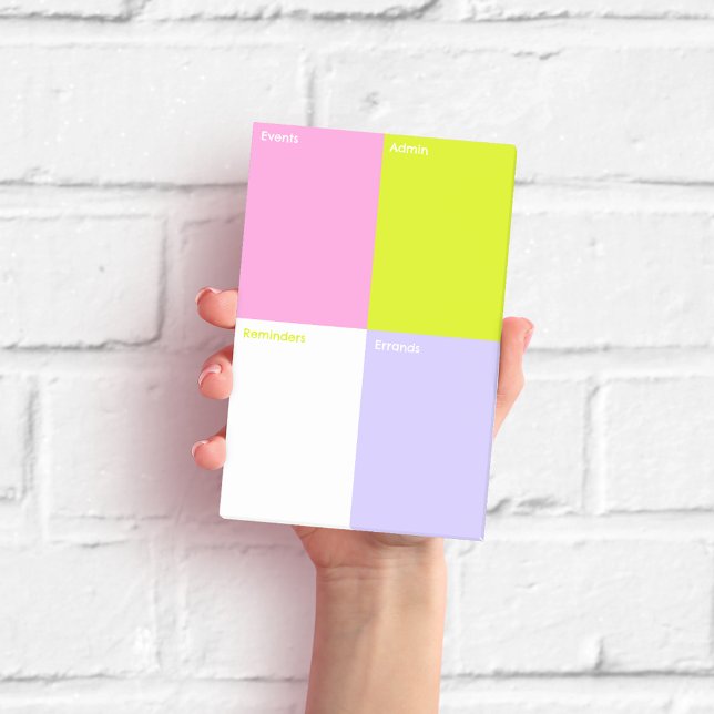 Post-it® Blocs-notes adhésifs Color Block moyens (Créateur téléchargé)