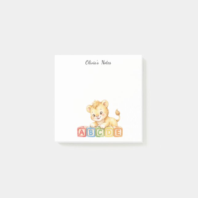 Post-it® Blocs-notes adhésifs personnalisés avec un mignon  (Devant)