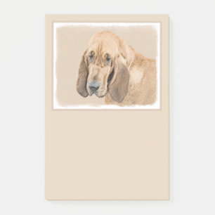 Post-it® Bloodhound Peinture - Joli chien d'origine art
