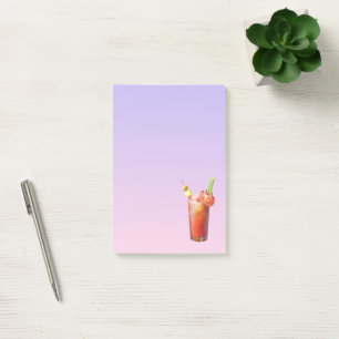Post-it® Bloody Mary fantaisiste : l'art surréaliste du coc