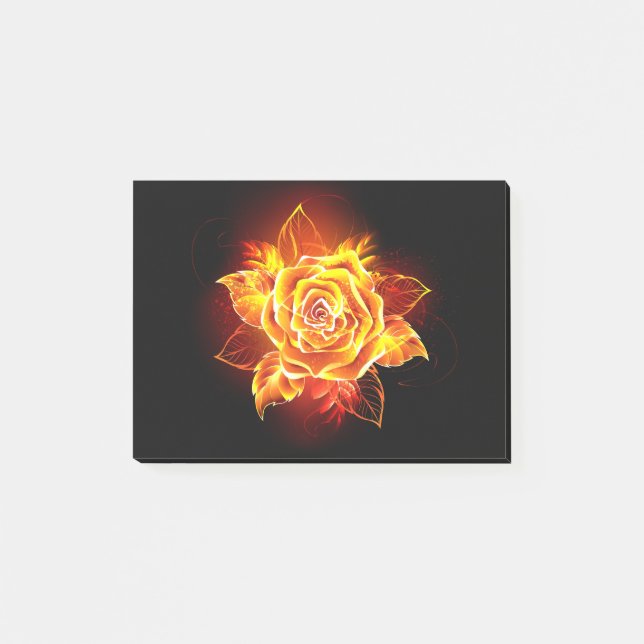 Post-it® Blooming Fire Rose (Devant)