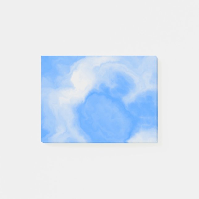 Post-it® Blue and White Marble  (Devant)