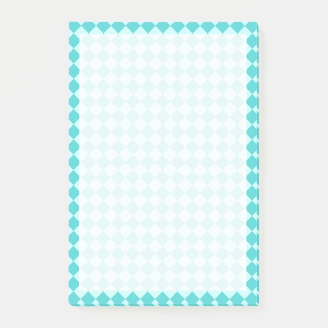 Post-it® Blue Combination Diamond Motif par Shirley Taylor (Devant)