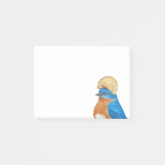 Post-it® Bluebird avec casquette pierogi