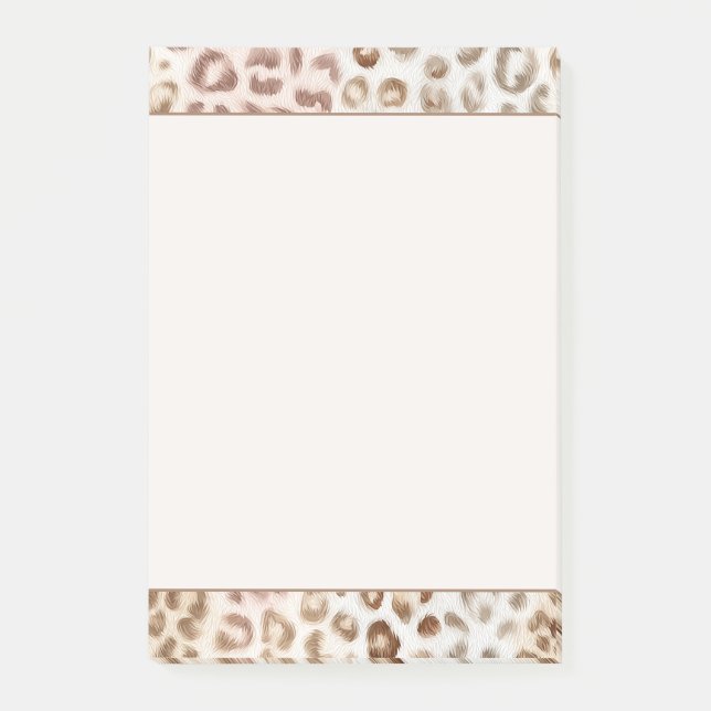 Post-it® Blush Chic Ivoire Léopard   (Devant)