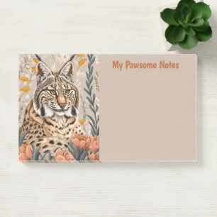 Post-it® Bobcat Chat Boho My Pawsome Personnel