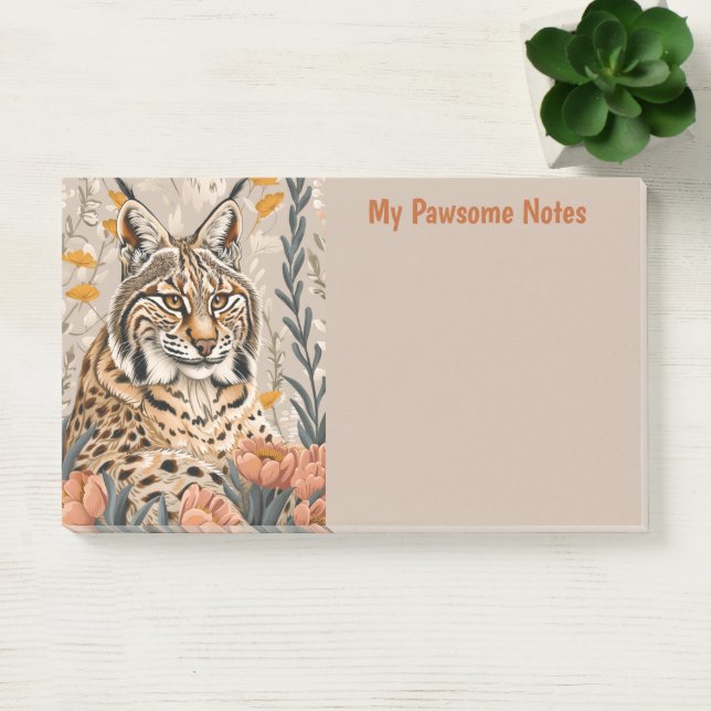 Post-it® Bobcat Chat Boho My Pawsome Personnel (Bureau)