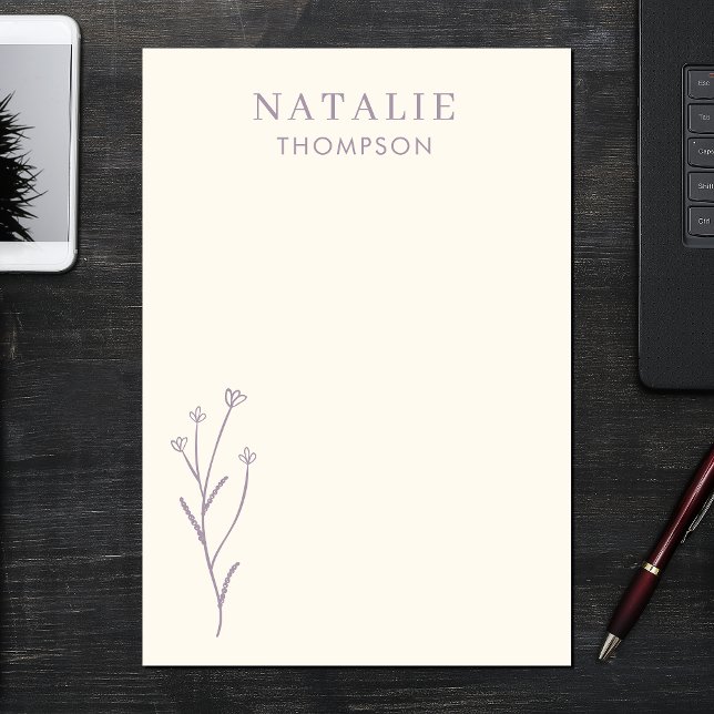 Post-it® Boho Chic Lilac Lavender Cool personnalisé (Créateur téléchargé)