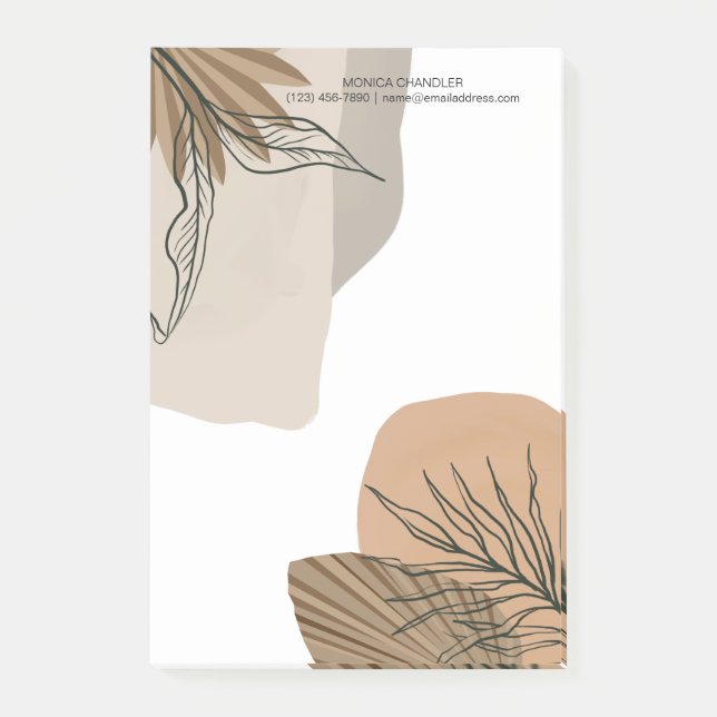 Post-it® Boho Chic Tropical Monogramme (Devant)