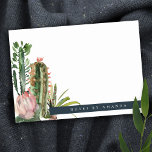 POST-IT® BOHO PINK FLORAL DESERT CACTI FOLICOULEUR D'EAU<br><div class="desc">Si vous avez besoin d'une personnalisation supplémentaire,  n'hésitez pas à m'envoyer un message sur yellowfebstudio@gmail.com .</div>