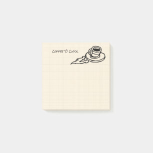 Post-it® Boisson de Latte de café de vol ou temps de thé