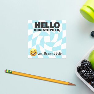 Post-it® Boîte à lunch pour garçon personnalisée Note Retro