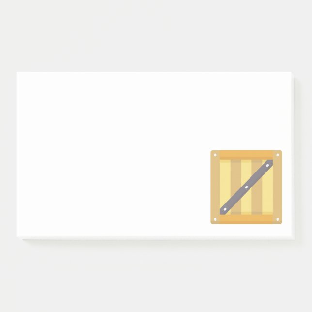 Post-it® Boîte en bois (Devant)