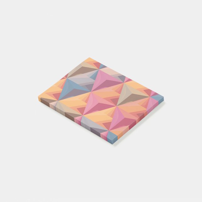 Post-it® Bold Geometric Triangle Pattern  (Incliné)