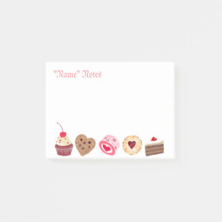 Post-it® Bonbons de gâteaux personnalisés Notes post-it