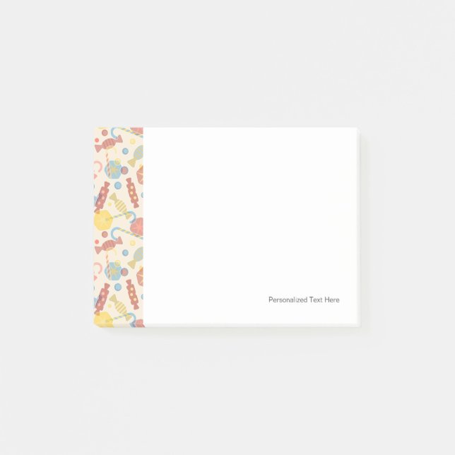 Post-it® Bonbons et motif de sucrerie (Devant)