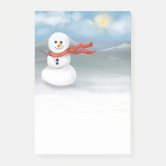 Post-it® Bonhomme de neige (Devant)