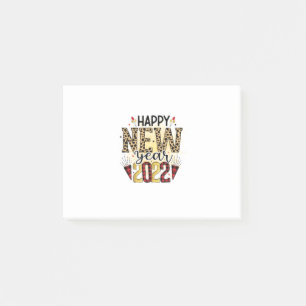 Post-it® Bonjour 2022 Bonne année 2022 Leopard