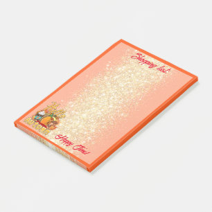 Post-it® Bonjour Personnaliser d'automne Texte et couleur