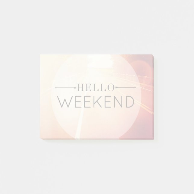 Post-it® Bonjour Weekend 3 (Devant)