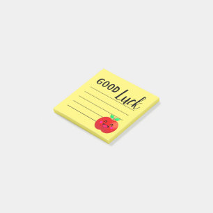 Post-it® Bonne Pomme Bonne Chance Wish Motivation School