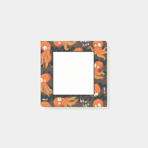 Post-it® Boo Octopus Orange & Black Kids Vêtements & Décor