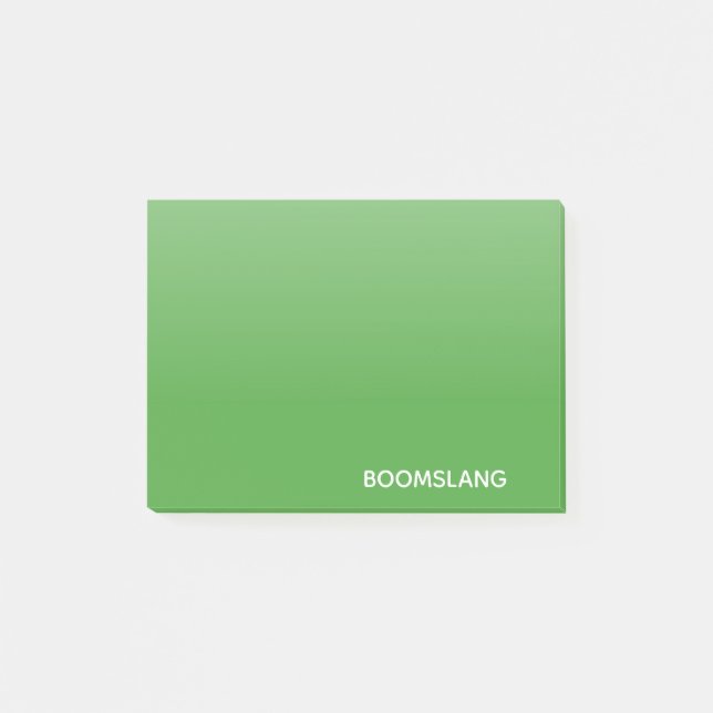 Post-it® Boomslang green color (Devant)