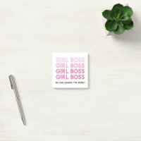 Boss de fille rose moderne Meilleur cadeau de fill