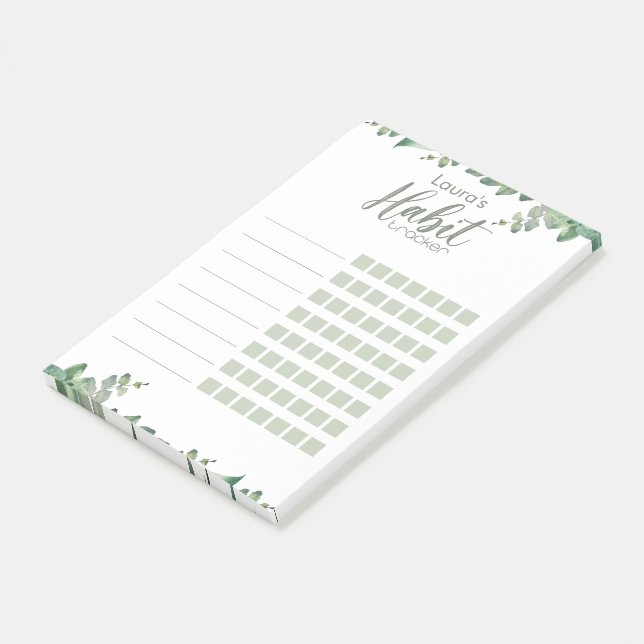 Post-it® Botanique Tracker Habit Eucalyptus (Incliné)