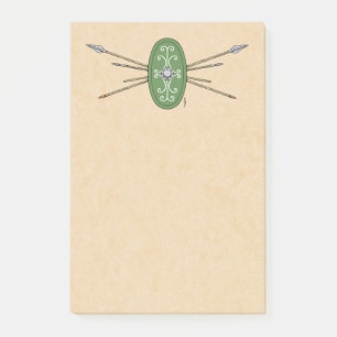 Post-it® Bouclier celtique antique et oreilles